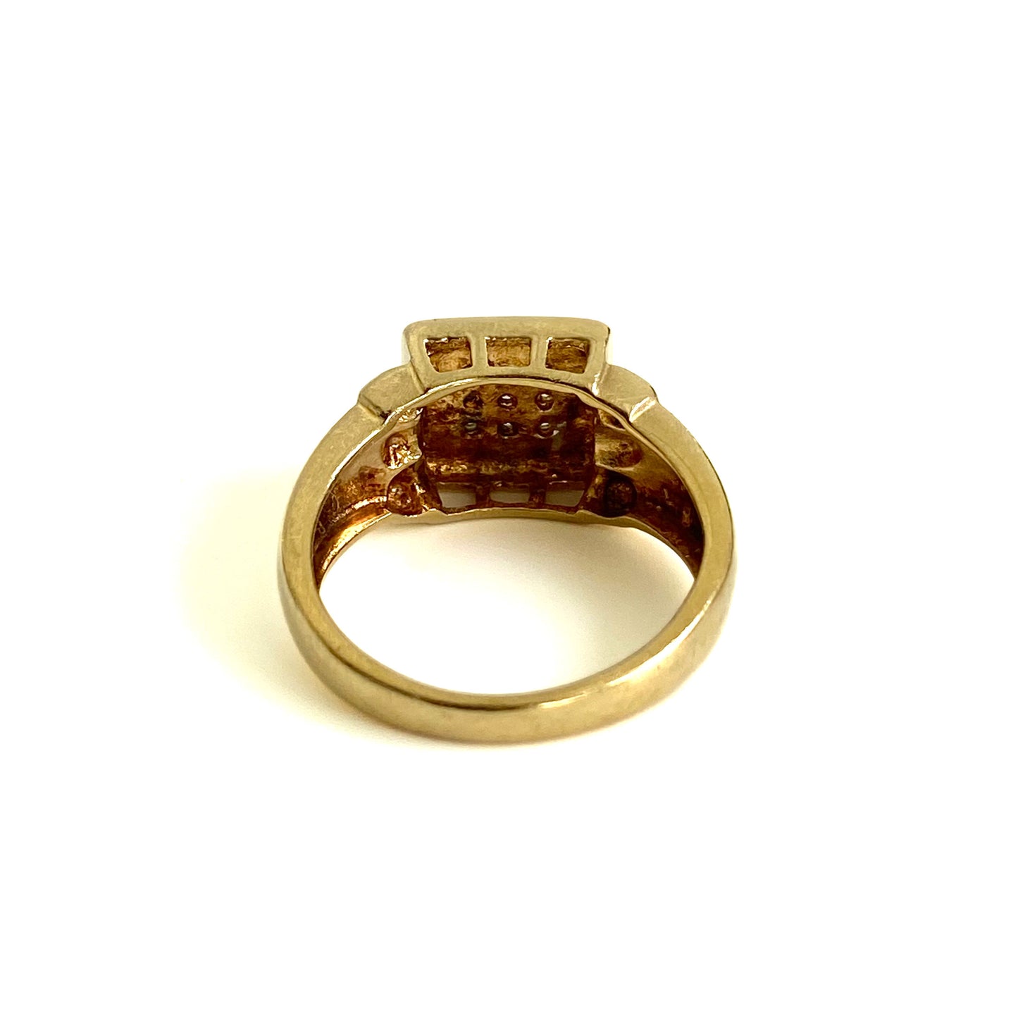 18ct Gold & Diamond Signet Ring  |  Size UK L