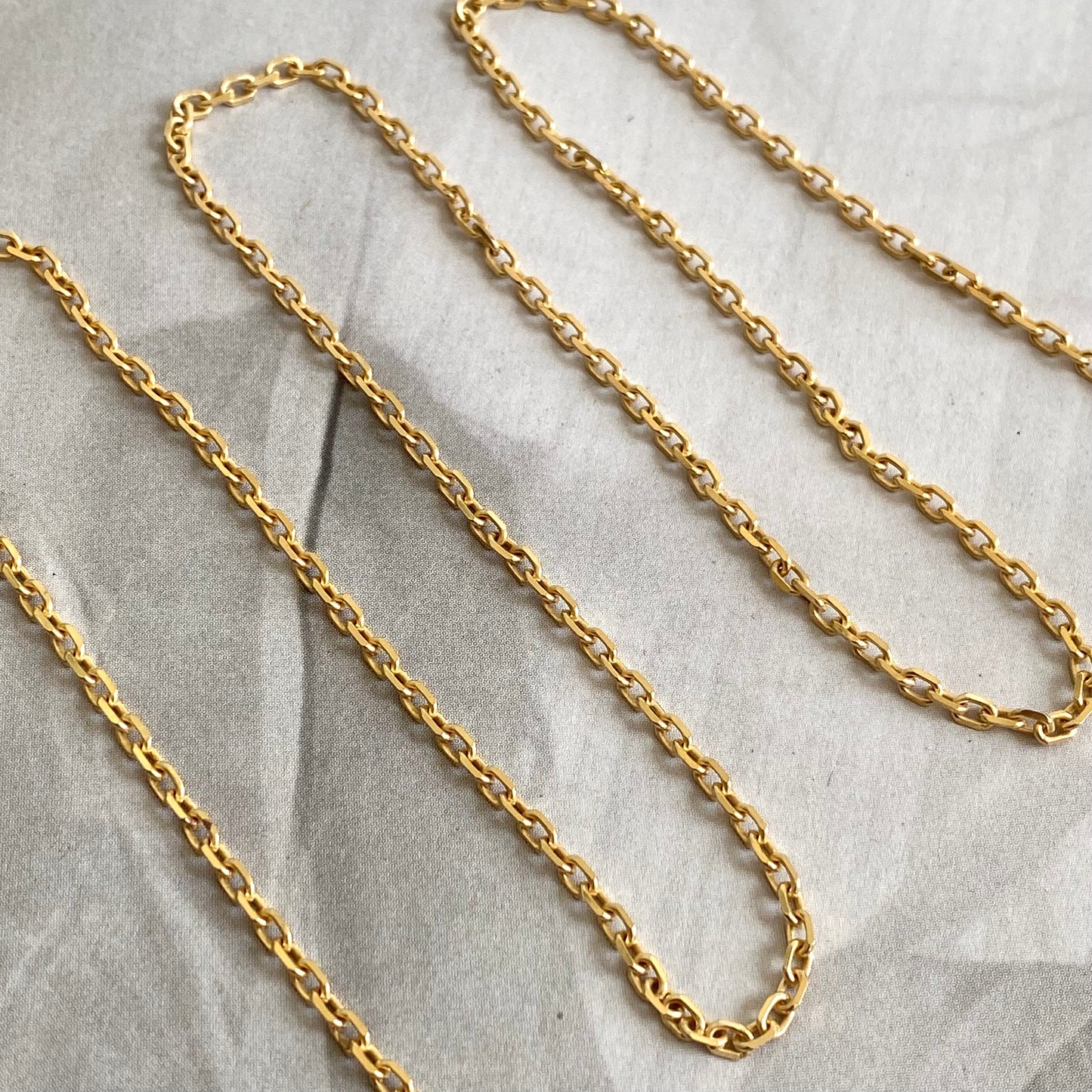 9ct Gold Biker Link Chain  |  20"  |  2mm