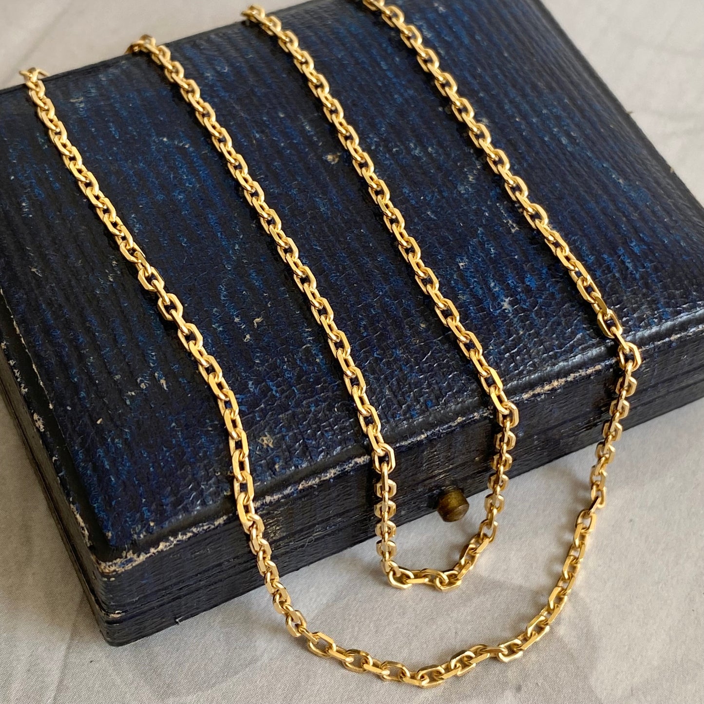 9ct Gold Biker Link Chain  |  20"  |  2mm