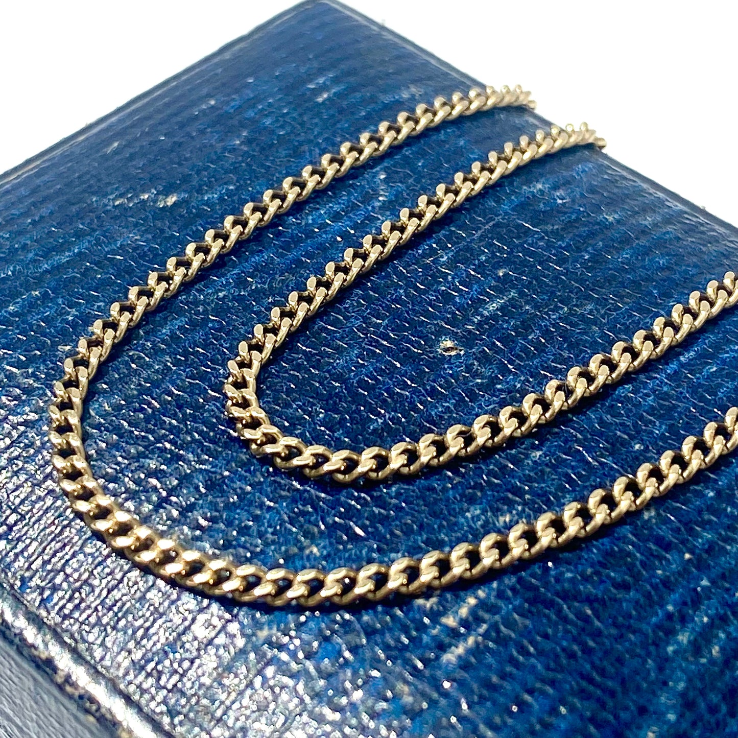 9ct Gold Flat Curb Chain  |  24"  |  2mm