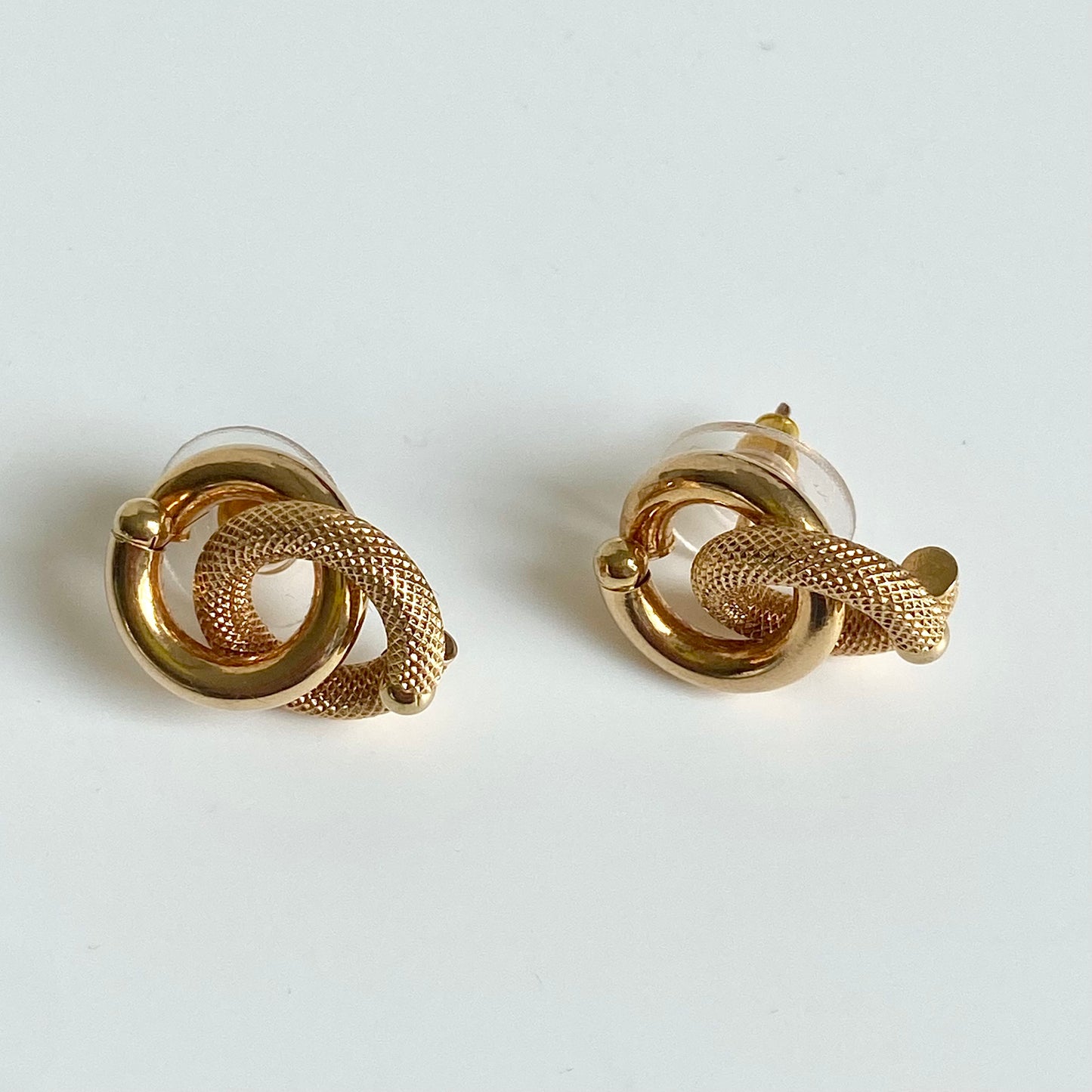 Fantastic Vintage 'UNOAERRE' 9ct Gold Statement Earrings