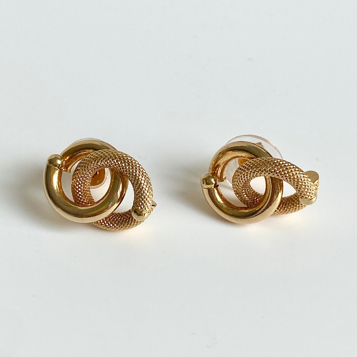 Fantastic Vintage 'UNOAERRE' 9ct Gold Statement Earrings