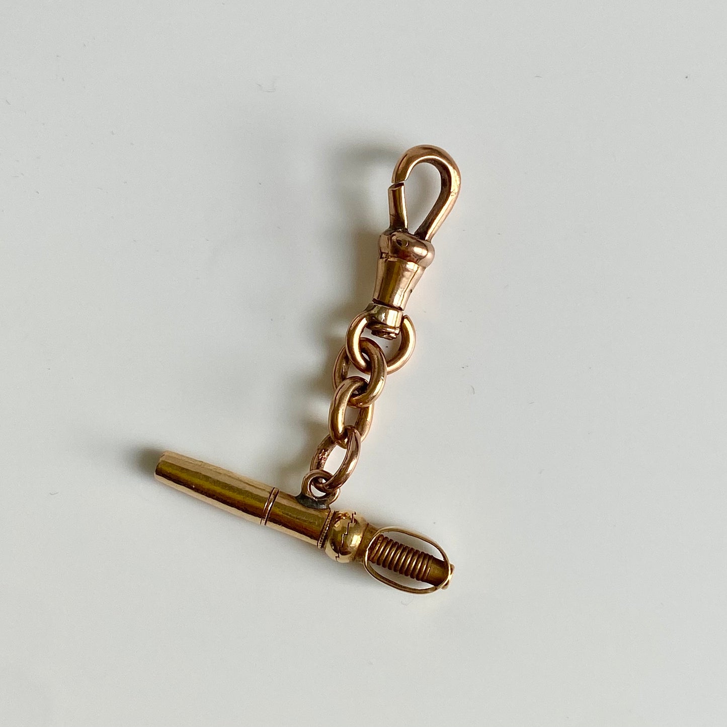 Antique 9ct Gold Dog Clip & 18ct Working Ratchet Pocket Watch Key