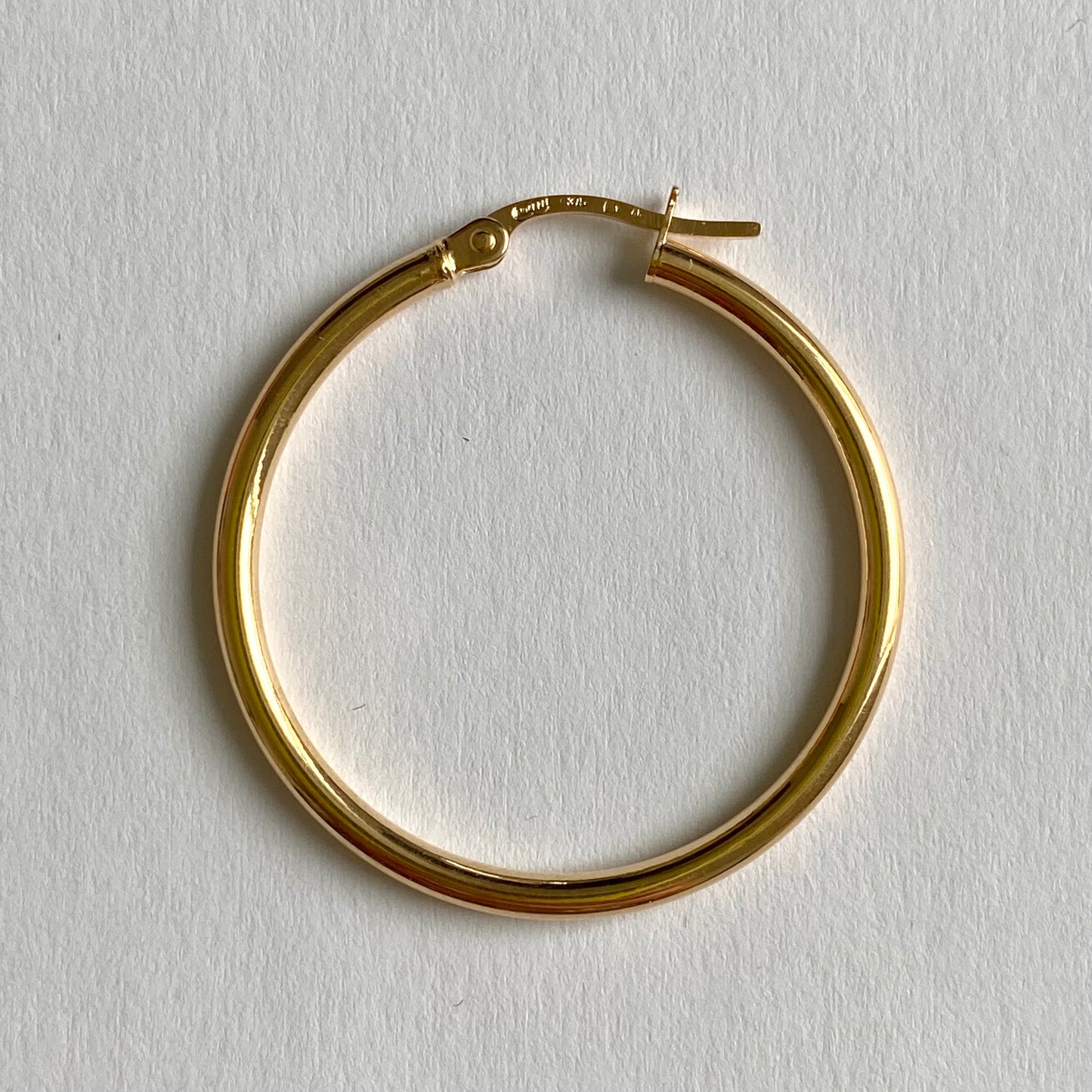 Vintage 9ct Gold Hoops |  31mm