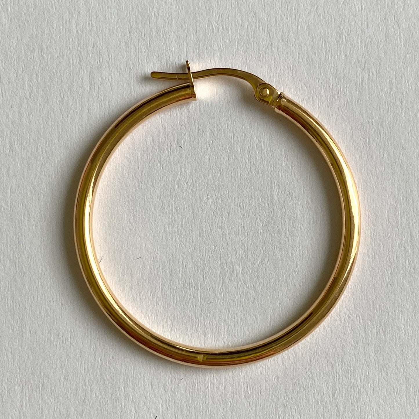 Vintage 9ct Gold Hoops |  31mm