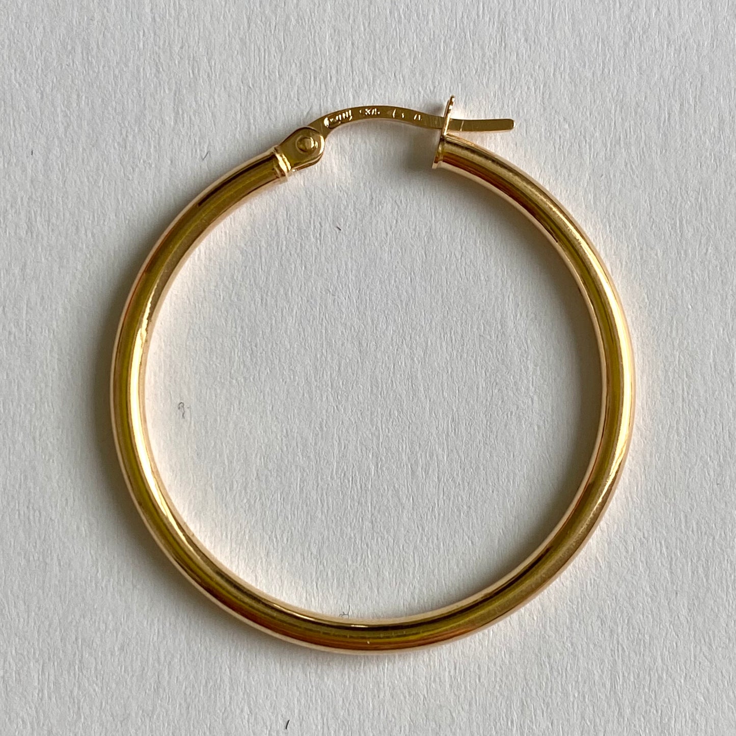 Vintage 9ct Gold Hoops |  31mm