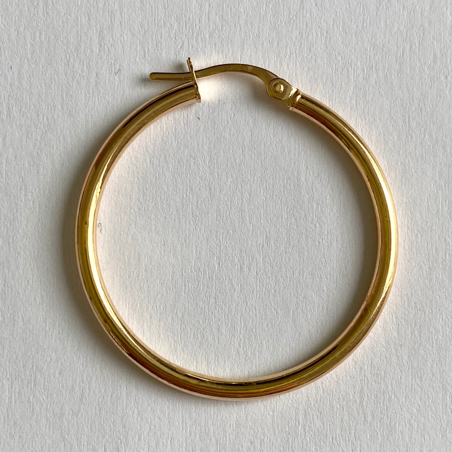 Vintage 9ct Gold Hoops |  31mm