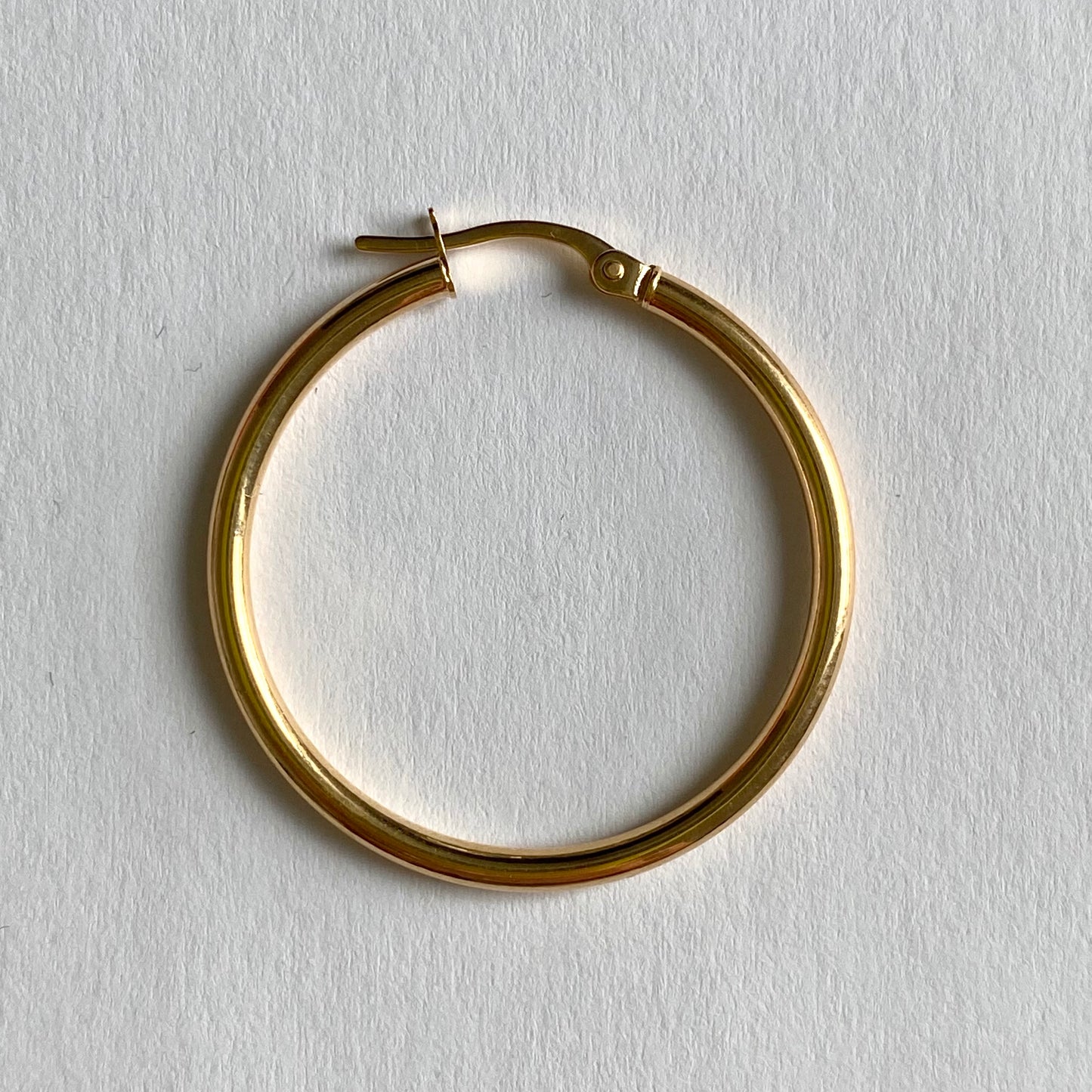 Vintage 9ct Gold Hoops | 31mm