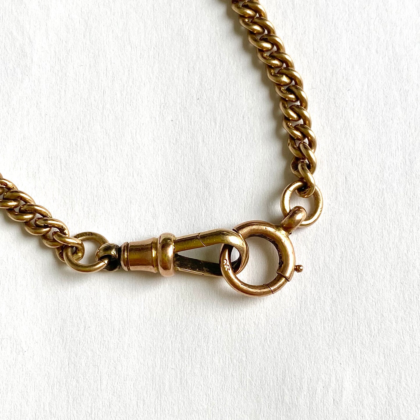 Antique 9ct Gold Albert Chain  |  14.5"  |  18.1g