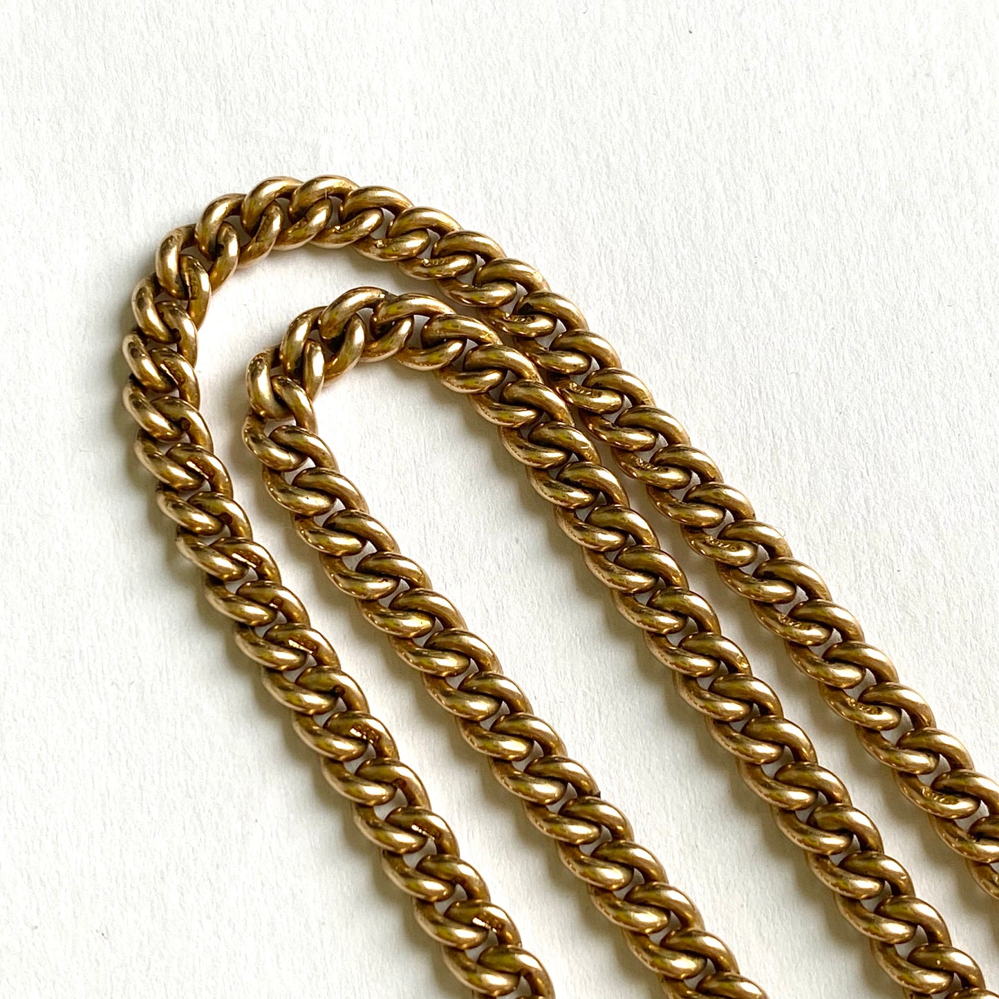 Antique 9ct Gold Albert Chain  |  14.5"  |  18.1g