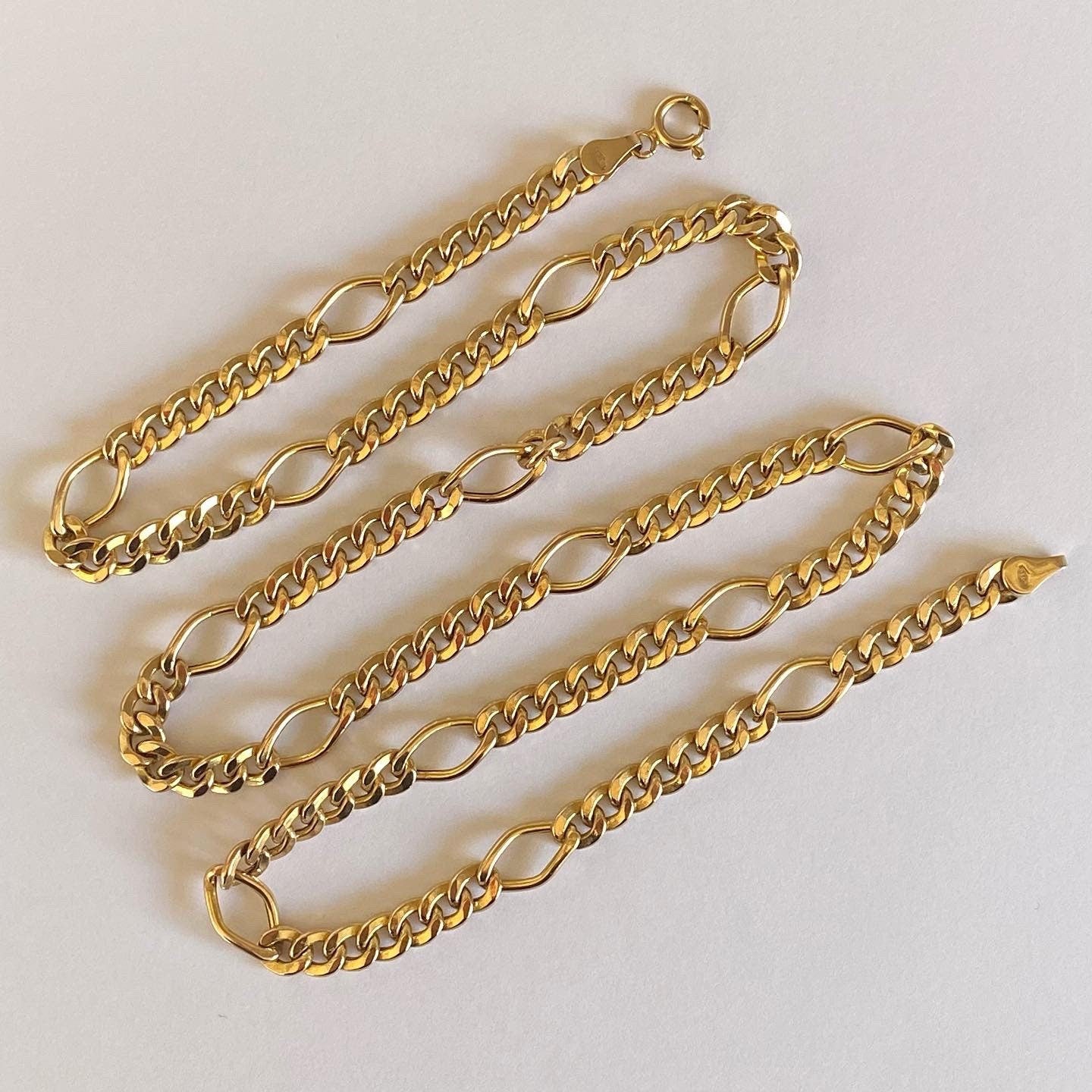 Chunky 9ct sales gold necklace