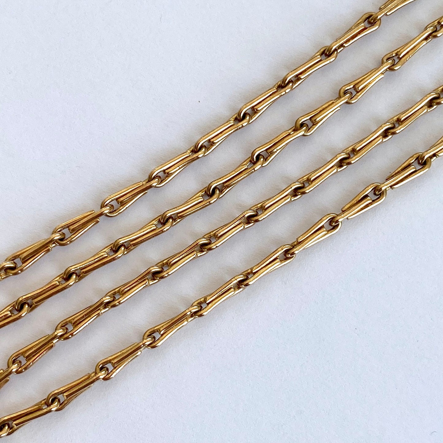 Beautiful Vintage 9ct Gold Hayseed Chain  |  20"  |  16.4g