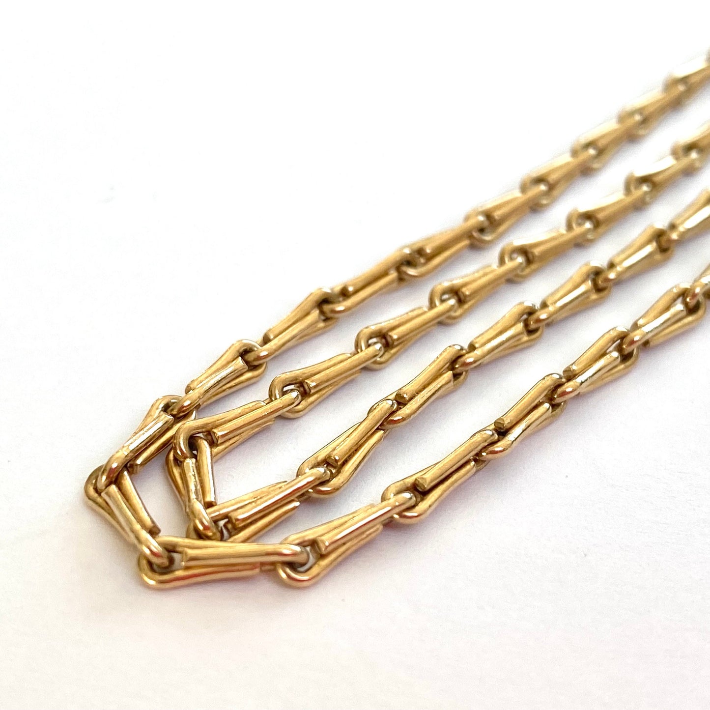 Beautiful Vintage 9ct Gold Hayseed Chain  |  20"  |  16.4g